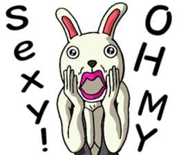 Sexy rabbit 3 sticker #10125558