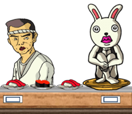 Sexy rabbit 3 sticker #10125569