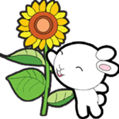 Vegetables rabbit sticker #10125736