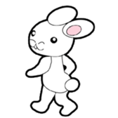 Vegetables rabbit sticker #10125744