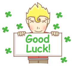 Golden hair Host sticker #10126351