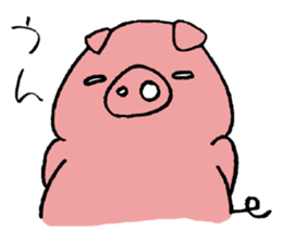 pig sticker -STOMP- sticker #10126370