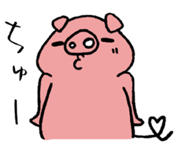 pig sticker -STOMP- sticker #10126372