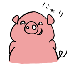 pig sticker -STOMP- sticker #10126374