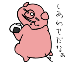 pig sticker -STOMP- sticker #10126382