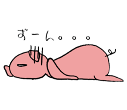 pig sticker -STOMP- sticker #10126388