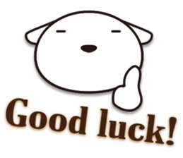 Dogs work hard4. sticker #10126867