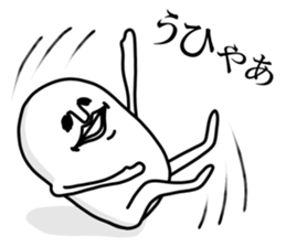 White and round sticker sticker #10126920