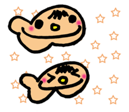 chin boy sticker #10127030