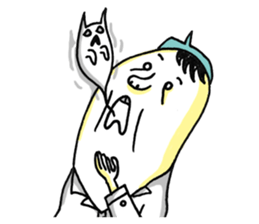 [Jiao Tao Bai] Daily life in the office. sticker #10127132