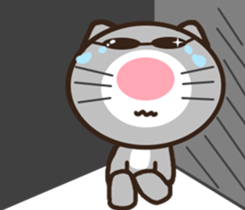 Ash Kat cat (loves handsome charmer) sticker #10127254