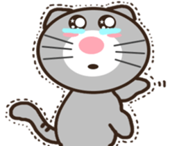 Ash Kat cat (loves handsome charmer) sticker #10127263