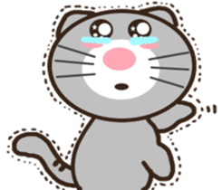 Ash Kat cat (loves handsome charmer) sticker #10127263