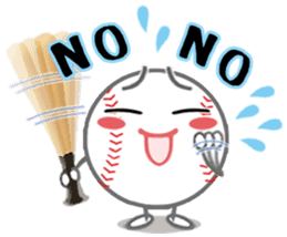 Let's enjoy baseball !! sticker #10127277