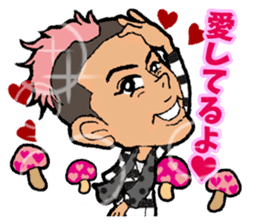 Laugh & be fat! BUTA NI SHINJYU sticker #10128002