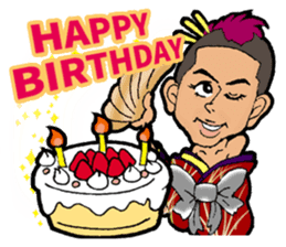 Laugh & be fat! BUTA NI SHINJYU sticker #10128028