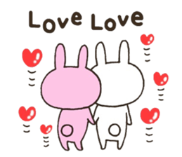 Lovey couple sticker #10128809