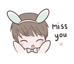 Bunny & Bearby Eng Ver. sticker #10129361