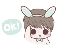 Bunny & Bearby Eng Ver. sticker #10129362