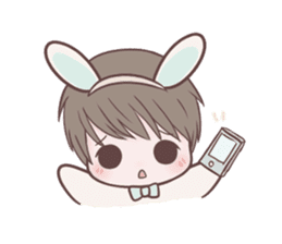 Bunny & Bearby Eng Ver. sticker #10129364