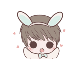 Bunny & Bearby Eng Ver. sticker #10129366
