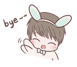 Bunny & Bearby Eng Ver. sticker #10129367