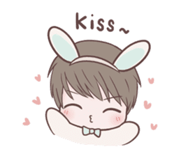 Bunny & Bearby Eng Ver. sticker #10129373