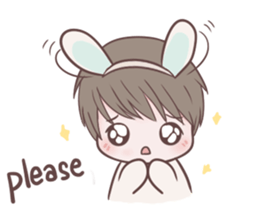 Bunny & Bearby Eng Ver. sticker #10129375