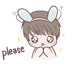 Bunny & Bearby Eng Ver. sticker #10129375