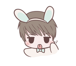 Bunny & Bearby Eng Ver. sticker #10129376