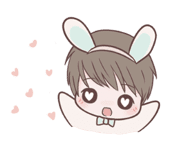 Bunny & Bearby Eng Ver. sticker #10129377