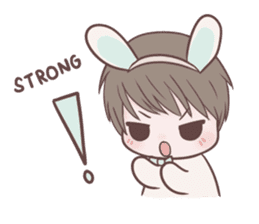 Bunny & Bearby Eng Ver. sticker #10129378
