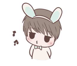 Bunny & Bearby Eng Ver. sticker #10129379
