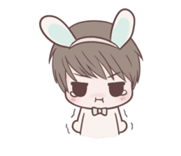 Bunny & Bearby Eng Ver. sticker #10129380