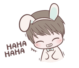 Bunny & Bearby Eng Ver. sticker #10129381