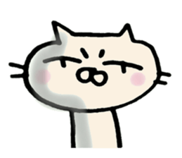 crazy cat akiko sticker #10129520