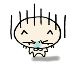 crazy cat akiko sticker #10129533