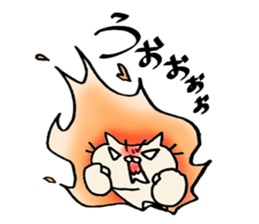 crazy cat akiko sticker #10129537