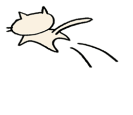 crazy cat akiko sticker #10129545