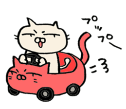 crazy cat akiko sticker #10129546