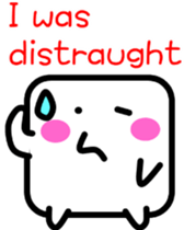 I am a square.2 [English] sticker #10129678