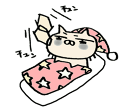 crazy cat2 sticker #10129777