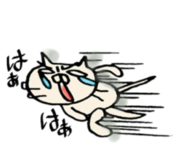 crazy cat2 sticker #10129789