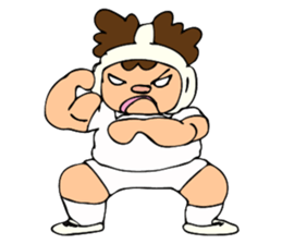 Daily sticker of Afro -kun 3rd edition. sticker #10129961