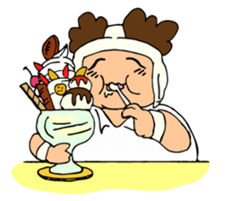 Daily sticker of Afro -kun 3rd edition. sticker #10129980