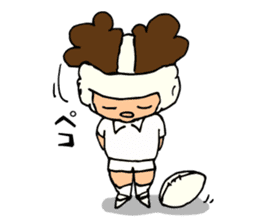 Daily sticker of Afro -kun 3rd edition. sticker #10129983