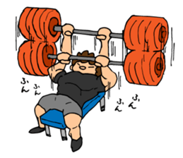 Daily sticker of Afro -kun 3rd edition. sticker #10129991