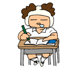 Daily sticker of Afro -kun 3rd edition. sticker #10129997