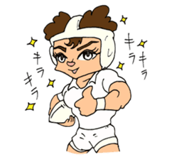 Daily sticker of Afro -kun 3rd edition. sticker #10129998