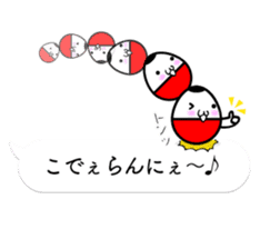 KOBOSHI on the balloon sticker #10130035